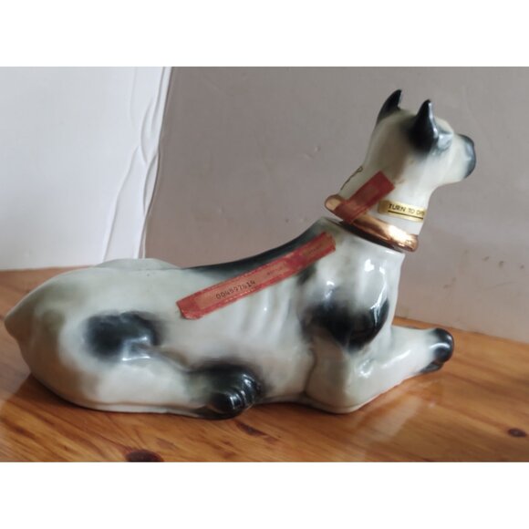VINTAGE 1976 GREAT DANE DOG JAMES BEAM REGAL CHINA DECANTER BOTTLE ~ EMPTY - Picture 15 of 16